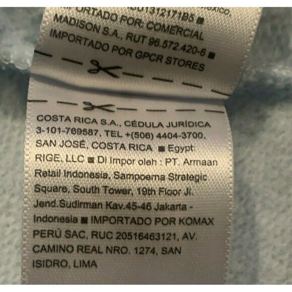 Old Navy Girls Graphic Sweatshirt Size 2T Light Blue Drawstring Hem Long Sleeve - Picture 10 of 11